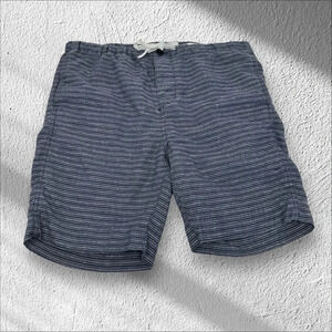 Outerknown‎ Siesta Shorts in Expanse Stripe Size XS Hemp Blend $125 Classic